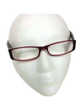 Michael Kors Burgundy Rectangle Eyeglasses Frames MK23 Acetate 51-18-135 Women